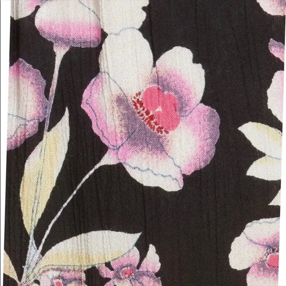 Free People Black Garden Party Floral Maxi Dress NWOT - Picture 12 of 15